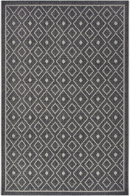 NYVI Teppich Clyde wetterfest und UV-beständig für Innen und Außen, Farbe: Grau Beige, B: 155 cm, T: 235 cm - Bild 1
