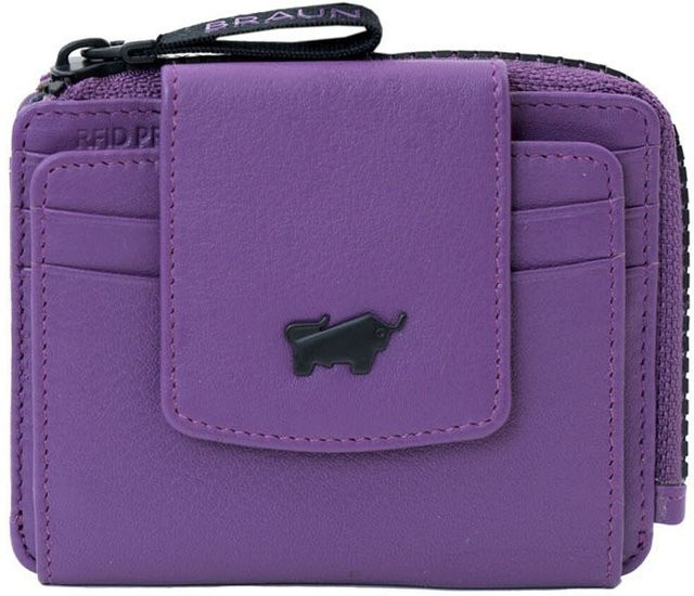 Braun Büffel Kartenbörse Capri RFID, viola, Unisex - Bild 1