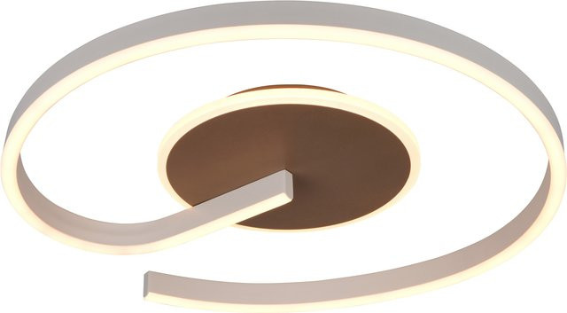 Deckenleuchte CALLE von Reality Leuchten in Braun, dimmbar, LED, Metall - Bild 1