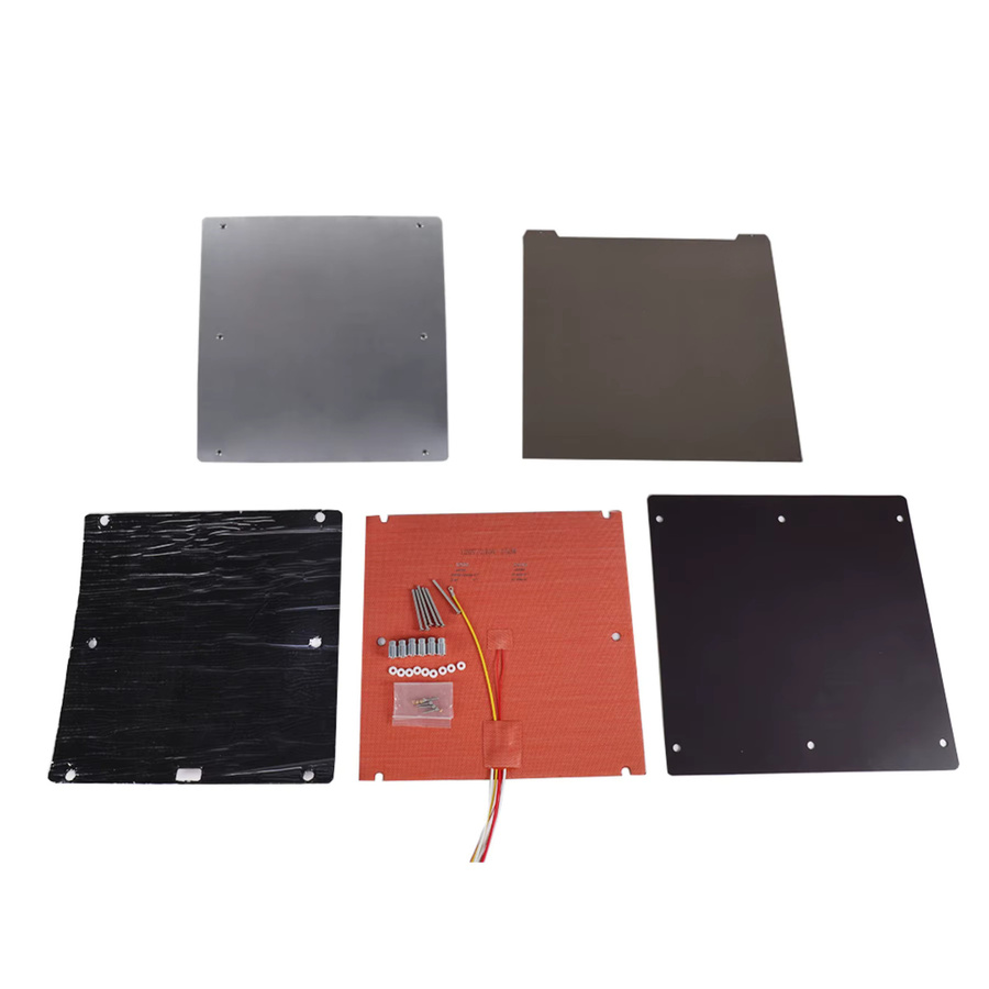 Sovol SV08 3D-Drucker-Heizbett-Upgrade-Kit mit 10-mm-Riser, Silikonheizung und 0,1 mm flacher Aluminiumplatte von Nadir - Bild 2