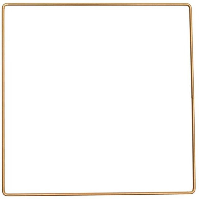 Rico Design Metallring Quadrat in Gold mit 20 cm Durchmesser - Bild 1