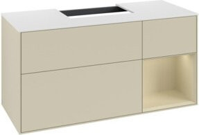V&B Waschtischunterschrank Finion in Seidenmattgrau, Breite: 120 cm, Tiefe: 50,1 cm, Höhe: 50,1 cm - Bild 1