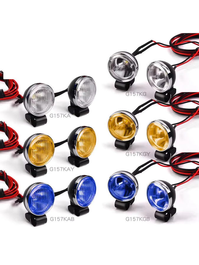 GRC Retro-Offroad-Suchscheinwerfer, 20 mm, rund, Zubehör - Bild 3