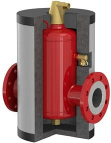 Flamco Isoliermantel Flamcovent IsoPlus Typ 80 für Flamcomat Smart DN 50-200 in Grau und Weiß - Bild 1