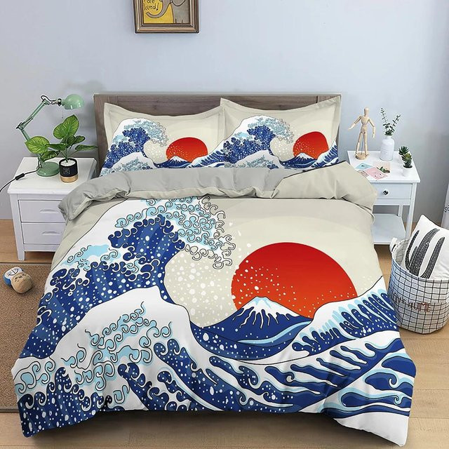 Bettwäscheset Your Warm Home mit Spielzeug-Print und gepunkteten Bausteinen, bunt, 3-teilig, B/H: 264 x 228 cm, Kissen: 50 x 70 cm - Bild 1