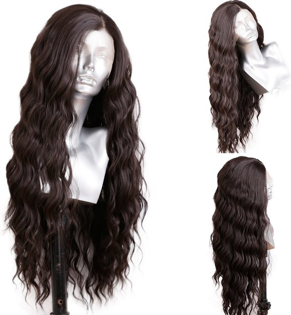 UStyleHair Perücke, braune tiefe Wellen, synthetisch, Damen - Bild 1