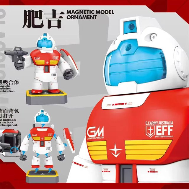 Bandai Gundam SD RGM-79 Fat GM, Actionfigur, Bausatz - Bild 1
