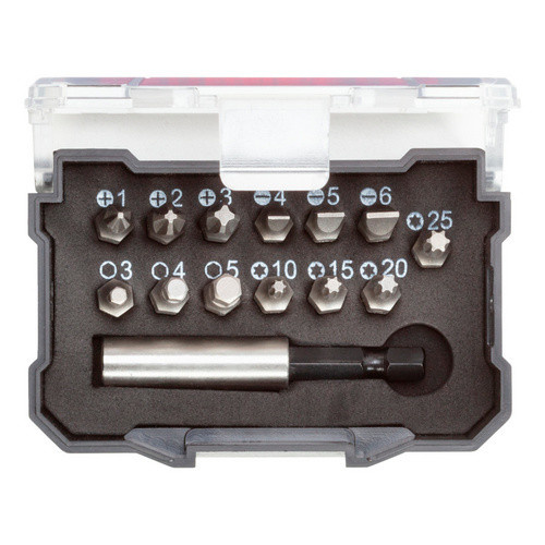 Gedore red Bit-Box 1/4 Zoll, 14-teiliger Bit-Satz in Schwarz mit PH, SL, TX, 6-kant und Bithalter - Bild 3