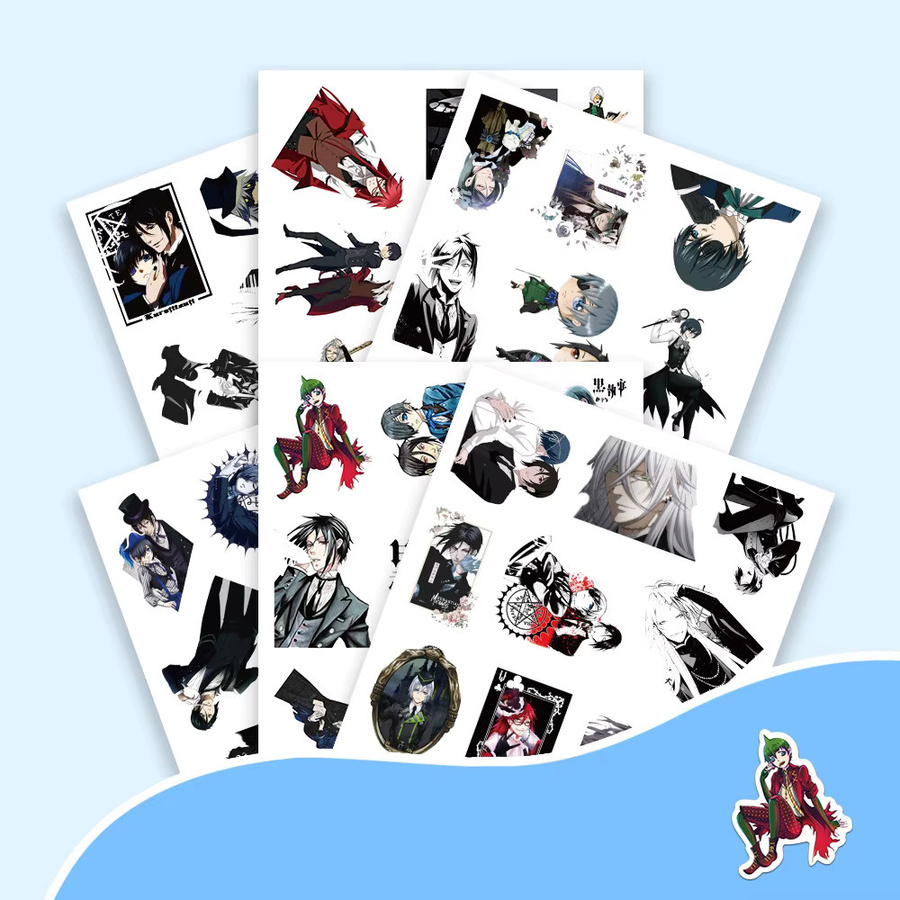 Bandai Anime-Cartoon-Aufkleber, 50-teiliges Set, Bunt / Mehrfarbig - Bild 6