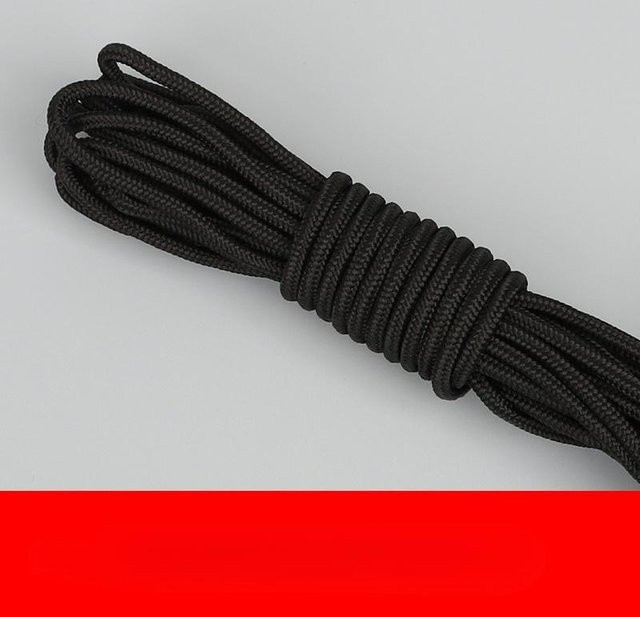 Tragbare Outdoor-Reise-Wäscheleine von xianyi01 aus Nylon in Schwarz, 10 Meter Länge - Bild 1