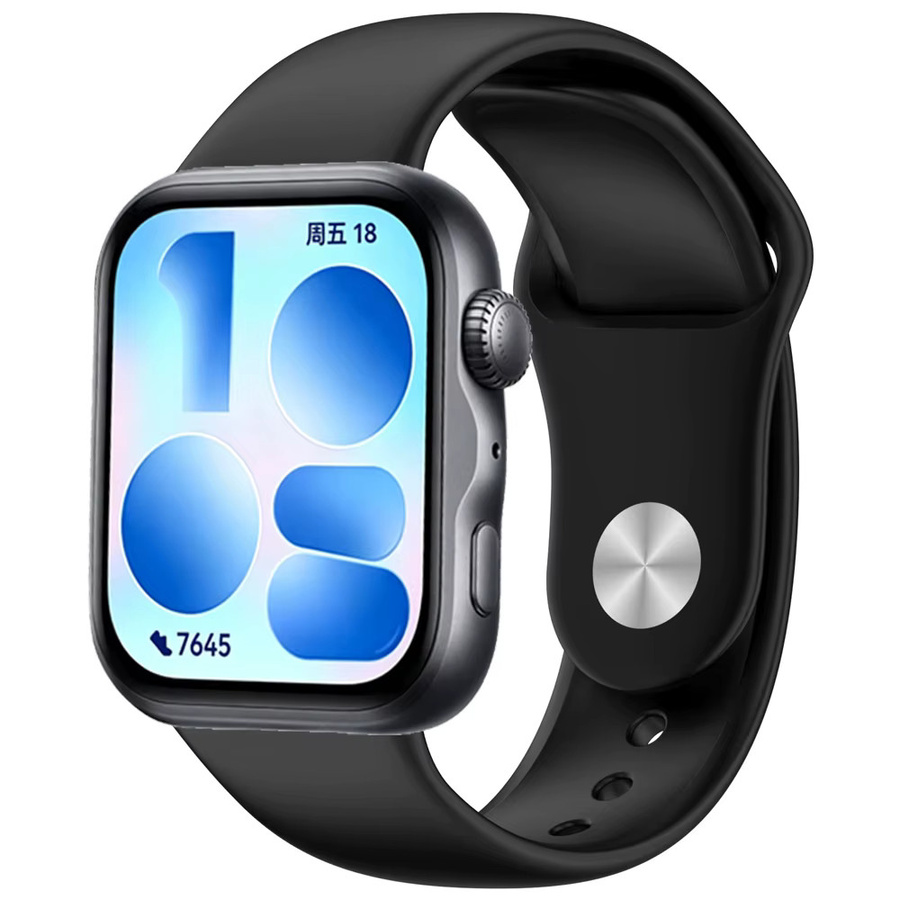 Huawei Uhrenarmband Silikon, Schwarz, Unisex - Bild 2