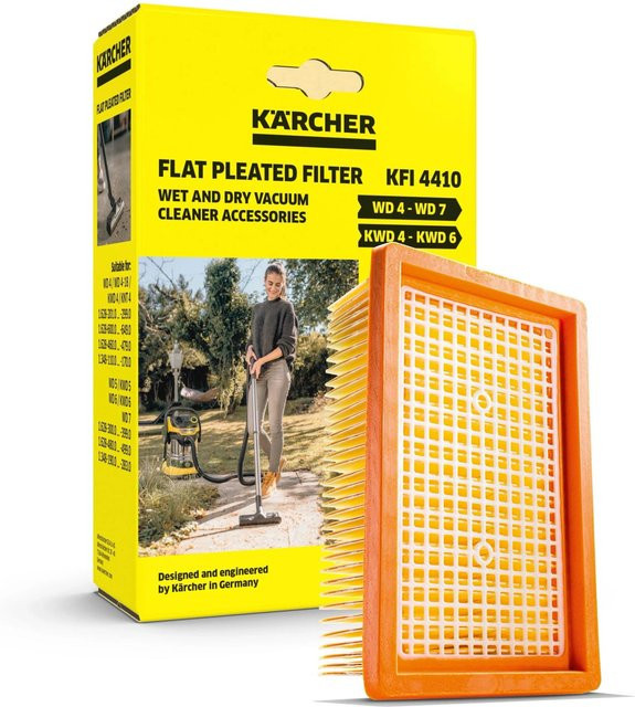 Kärcher Flachfaltenfilter KFI 4410 für MV 4/5/6 in Braun - Bild 1