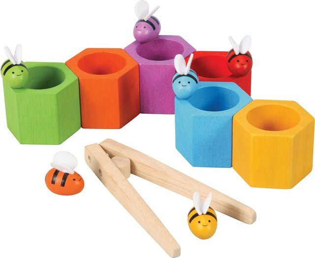 Plantoys Bienenwaben, Geschicklichkeitsspiel, ab 3 Jahre - Bild 1
