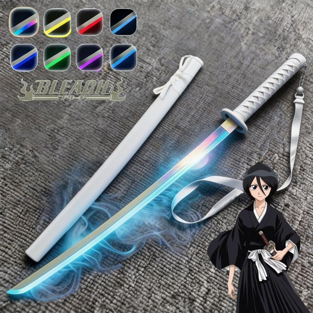 Bandai Bleach Kuchiki Rukia Katana, LED Nebelschwert, Cosplay Zubehör - Bild 1