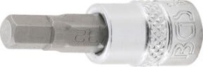 BGS Bit-Einsatz 2744 in Silber mit 6,3 mm (1/4") Innenvierkant und 7/32" Innensechskant - Bild 1