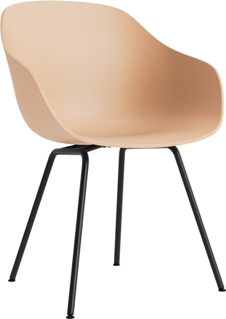 HAY About A Chair AAC 226 mit Armlehnen in Orange und Stahlgestell - Bild 1