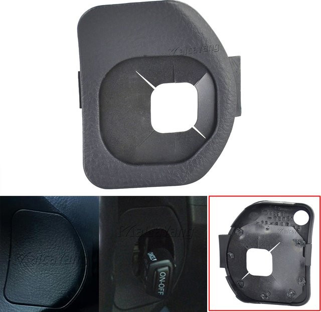 Malcayang Tempomat Schalter Abdeckung Staubschutz für Toyota Brevis und Land Cruiser Prado in Schwarz und Grau, Teilenummer 45186-58020-C0 - Bild 1