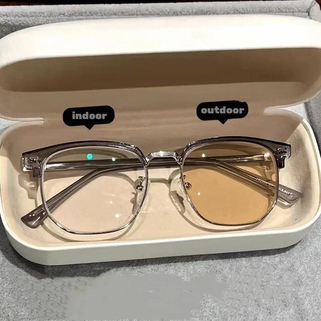 Binchi Outdoor Equipment Korrektionsbrille, Vollrand, Square, Metal, transparent, silver, unisex - Bild 1