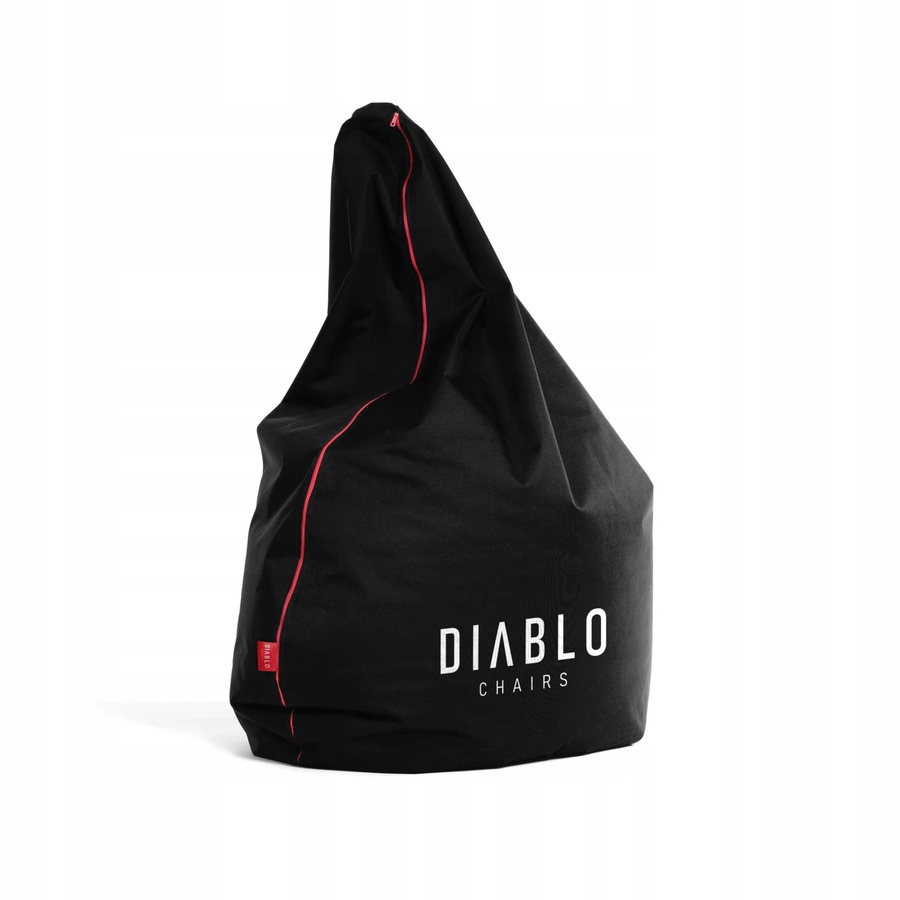 DIABLO CHAIRS Gaming Sitzsack Schwarz aus wasserabweisendem Codura-Polyester mit EPS-Perlen - Bild 2