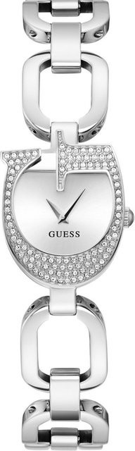 Guess Damenuhr, Quarz, Edelstahl, Silber, 22 mm, Oval - Bild 1