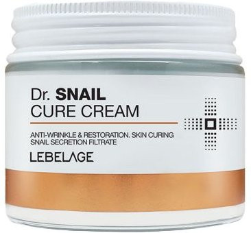 LEBELAGE Dr. Schneckenheilcreme, Gesichtscreme mit Schneckensekretfiltrat, 70 ml - Bild 1