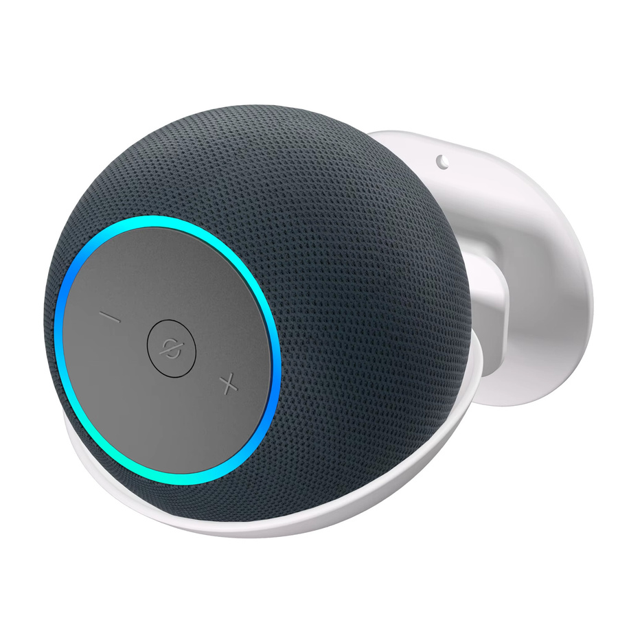 Wandhalterung und Audio-Aufbewahrungsregal für Echo Dot Max, Echo Dot, Echo Pop, Echo Spot und Home Pod Mini in Schwarz - Bild 6