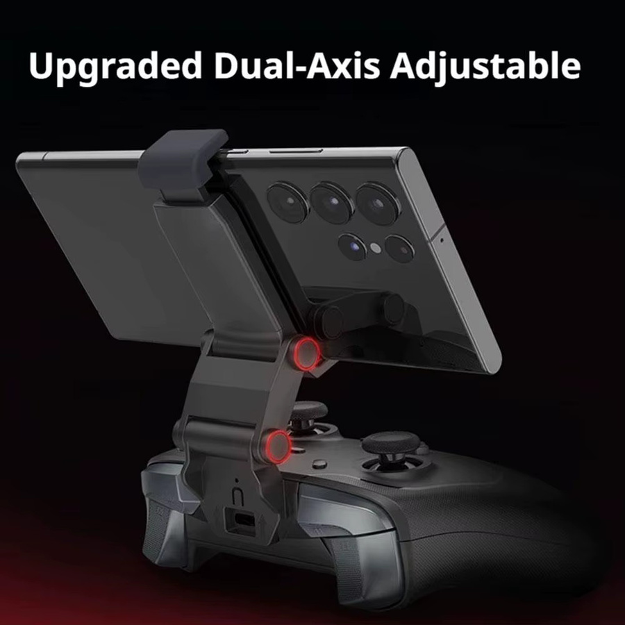 GameSir Cyclone 2 Pro T4 Pro Handy-Clip-Halterung Schwarz, verstellbare und rutschfeste Smartphone-Halterung für Android und iOS Gamepads - Bild 4