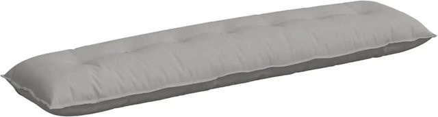 vidaXL Rückenkissen Wolkengrau aus Polyester mit abnehmbarem Bezug B: 50 cm, H: 200 cm, T: 19 cm - Bild 1