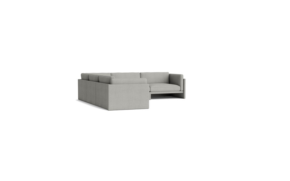 Normann Copenhagen Softy Modulares 6 Sitzer Ecksofa in Braun mit Stoffbezug - Bild 2