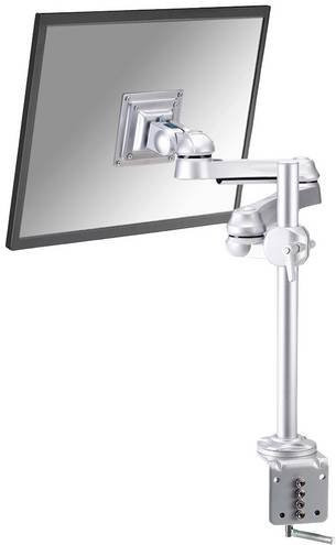 Neomounts FPMA-D930 1fach Monitor-Tischhalterung in Silber, höhenverstellbar, neigbar, schwenkbar und rotierbar, für Monitore von 25,4 cm bis 76,2 cm, VESA 75x75 mm - Bild 1