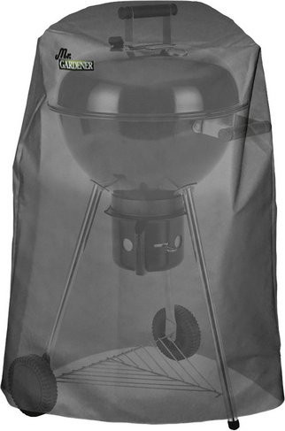 Mr. GARDENER Grillabdeckhaube aus Polyester in Anthrazit und Silberfarben - Bild 1