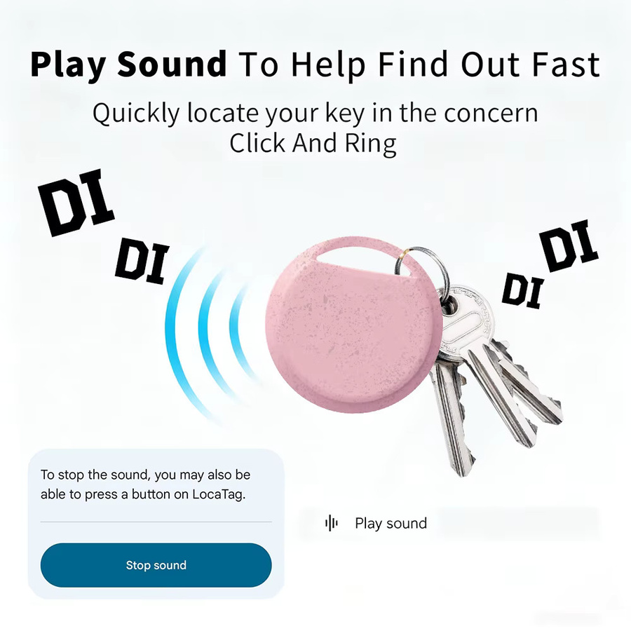 4er-Set Smart Tag Bluetooth Tracker für Android zur Fernortung mit Google Find My Device App kompatibel mit Samsung Xiaomi und Pixel - Bild 2