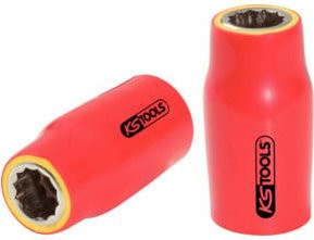 KS Tools Isolierte Stecknuss 1/2" in Rot, 13/16" aus Chrom-Vanadium - Bild 1