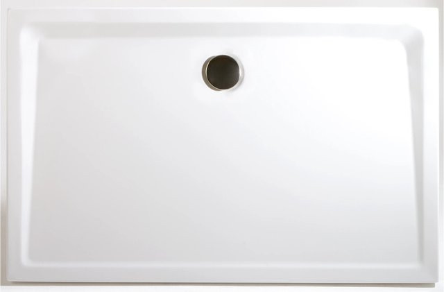 Schulte Duschwannen-Set Extraflach Rechteck Alpinweiß B/T: 90 x 80 cm - Bild 1