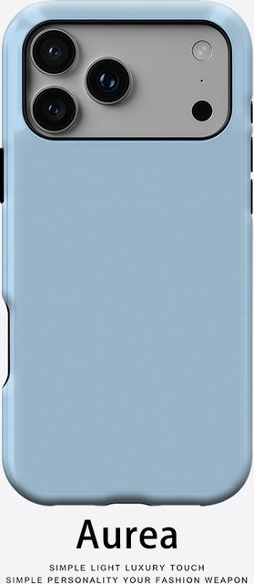 Pale Sky Tough Case Handyhülle mit Magnetfunktion für iPhone 17 16 15 14 13 Pro Max Plus in Blau - Bild 1