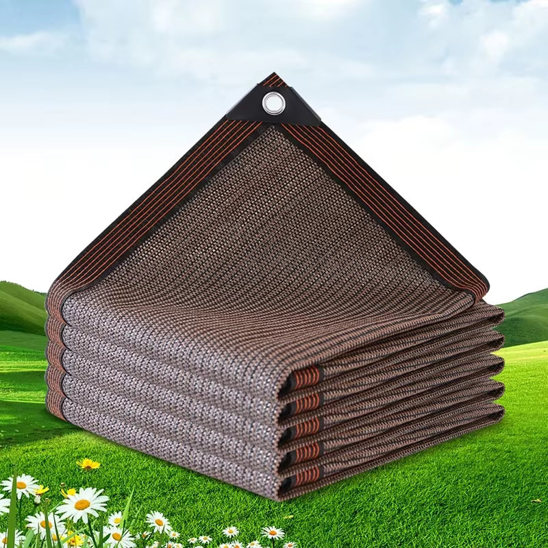 Unshade Sonnenschutznetz aus HDPE in Braun mit 90 % UV-Schutz für Hausgarten, Balkon und Autoschuppen - Bild 5