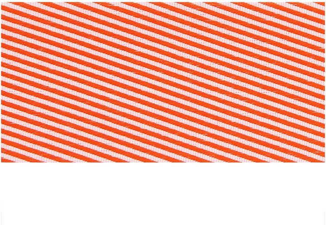Rico Design Paper Poetry Webband mit diagonalen Streifen in Rot-Weiß, Breite: 50 mm, Länge: 3 m - Bild 1