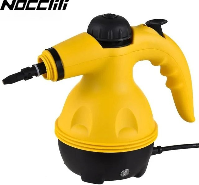 NOCCLILI Handdampfreiniger Gelb 1500W Tragbares Tiefenreinigungsgerät für Küche, Bad und Auto - Bild 1