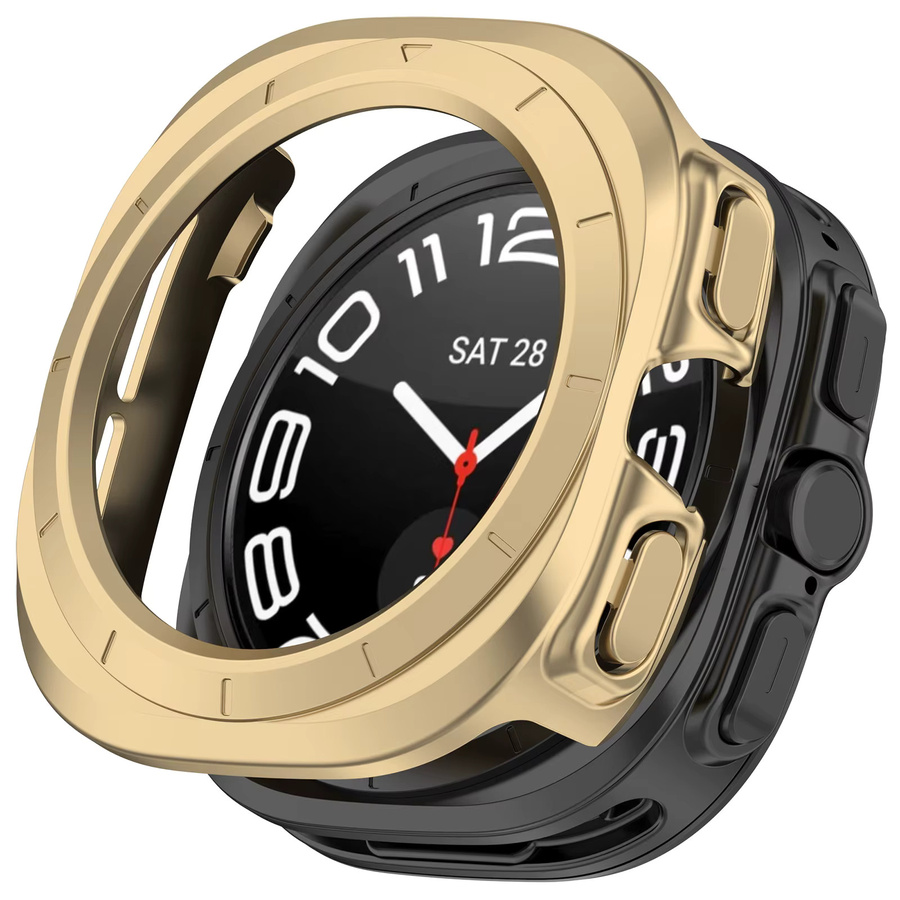 CAOWTAN Uhrengehäuse für Samsung Galaxy Watch Ultra 2025, 47 mm, PC-Abdeckung, Unisex - Bild 3