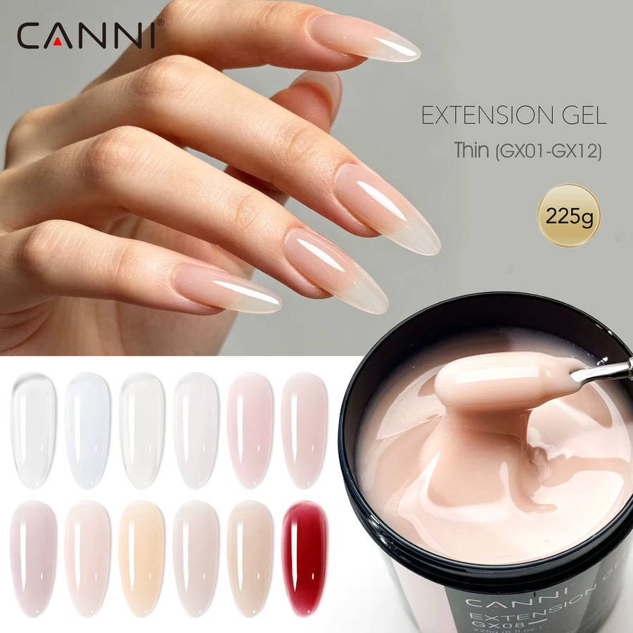 CANNI Extension Builder Nagelgel, Camouflage-Jelly, Glänzend, 8 Oz - Bild 3