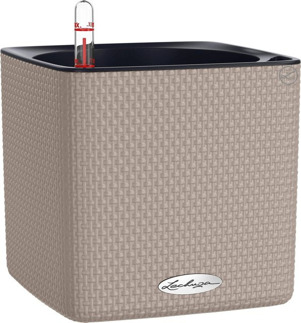 Lechuza Pflanzgefäß Cube Color Sandbraun B/T/H: 16 x 16 x 16 cm - Bild 1