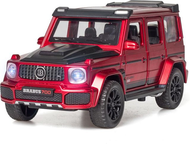 Linyi toy car G700 Modell SUV Auto, 1:32, Legierung Druckguss, mit Rückzugsound, Licht, ab 14 Jahren - Bild 1