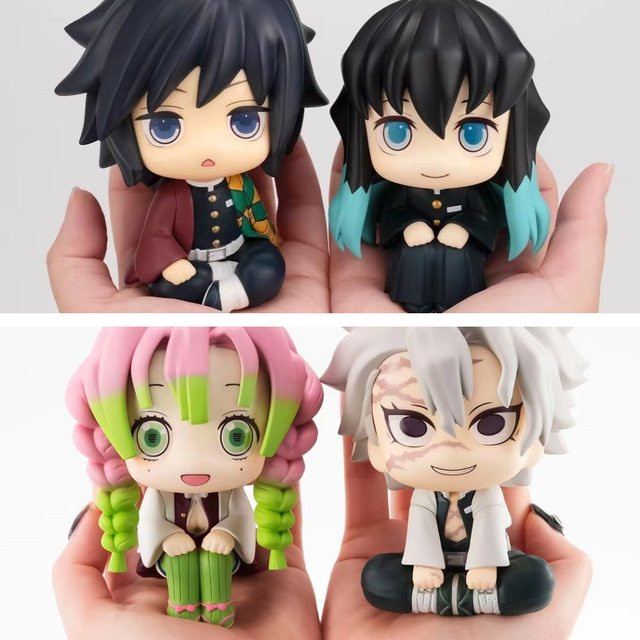 Bandai Demon Slayer Figur, Mitsuri Kanroji Sapphire Fushigawa Giyuu Tomioka Muichiro Tokito, 10 cm - Bild 1