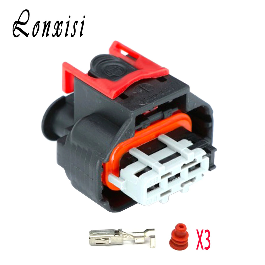 Lonxisi AC-Baugruppe Kraftstoffdüsen-Sensor-Kabel für Auto-Elektrostecker 1928A00517 1928405718 1928405630 1928405521 (2/3/4-Pin) - Bild 2