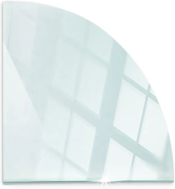 Tulup Kamin Glasplatte Bodenplatte Transparent B/B: 100 x 100 cm - Bild 1