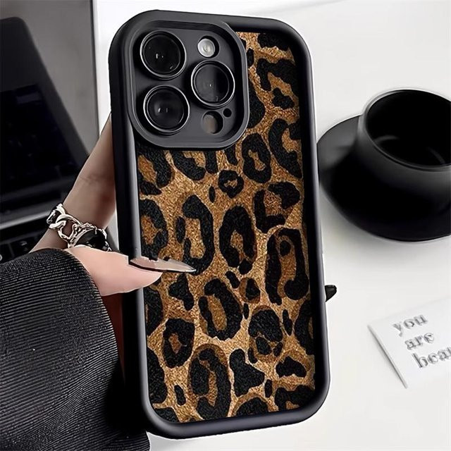 TUNEDEE Smartphone Schutzhülle mit Leopardenmuster in Multicolour für Samsung Galaxy S24 S25 S23 Ultra S24 FE A55 A54 A35 A34 A25 A16 A06 A53 A32 A52 A24 A05 S21 S20 FE 5G - Bild 1
