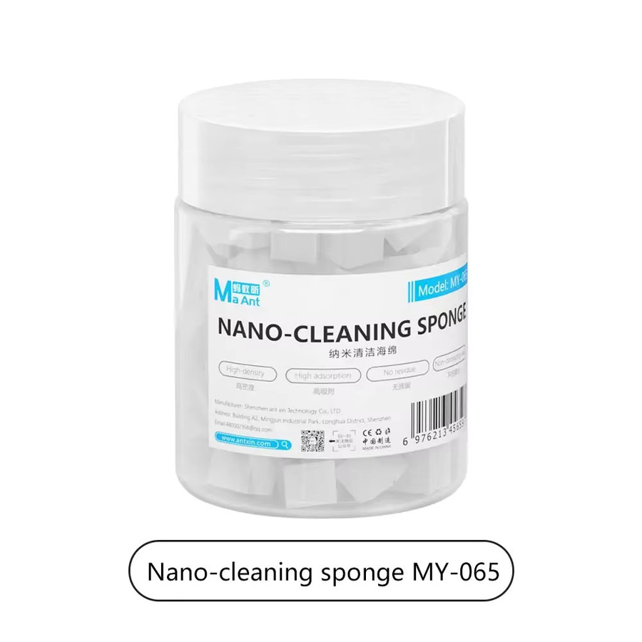 MaAnt MY-065 Nano-Reinigungsschwamm in Weiß zur rückstandsfreien Reinigung von Bildschirmen, Kameras und Leiterplatten - Bild 2