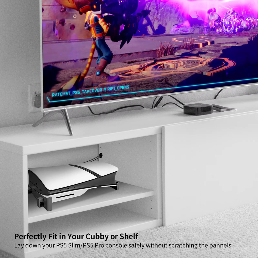 Sony PlayStation Spiel Stand Basis für PS5 Slim und PS5 Pro in Schwarz - Bild 5