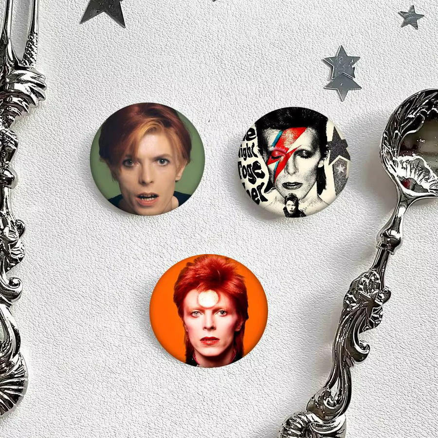 Brosche David Bowie, Anstecknadel, Unisex - Bild 5