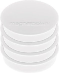 Magnetoplan Magnet Discofix Standard auf Blisterkarte, 4 Stück, weiß - Bild 1